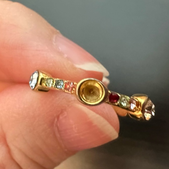 JCrew Rainbow-Colored Stacking Rings - Picture 5 of 5